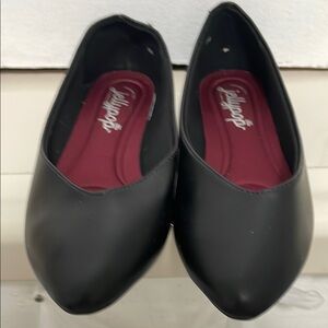 Jellypop Women's Black Flats